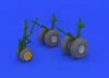 Eduard Accessories B-29 wheels for Revell - kerékkészlet