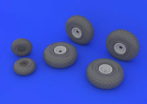 Eduard Accessories B-29 wheels for Revell - kerékkészlet