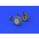 Eduard Accessories Ju 88 wheels late for Dragon - kerékkészlet