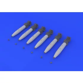  Eduard Accessories Mk.82 bomb w/ airbrake late - Mk.82 bombák fékezőszárnnyal, késői változat
