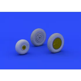   Eduard Accessories P-39 wheels early for Eduard - kerékkészlet