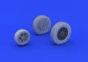 Eduard Accessories P-39 wheels late for Eduard - kerékkészlet
