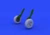 Eduard Accessories Spitfire Mk.XVI wheels-3 spoke for Eduar - kerékkészlet
