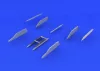 Eduard Accessories F-104 pylons - F-104 fegyverfelfüggesztő pilonok