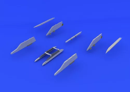 Eduard Accessories F-104 pylons - F-104 fegyverfelfüggesztő pilonok