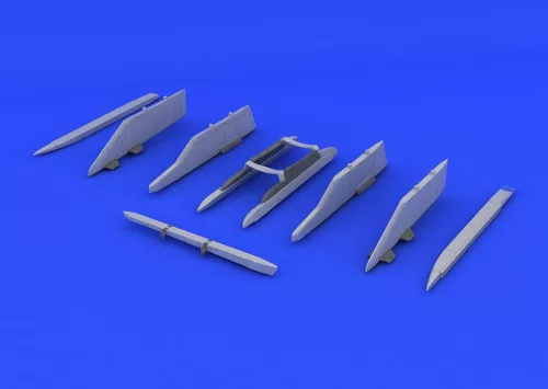 Eduard Accessories F-104 pylons - F-104 fegyverfelfüggesztő pilonok
