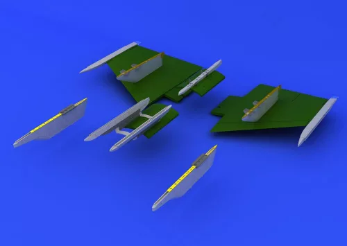 Eduard Accessories F-104 pylons - F-104 fegyverfelfüggesztő pilonok