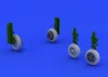 Eduard Accessories F-86F wheels for Hasegawa - kerékkészlet