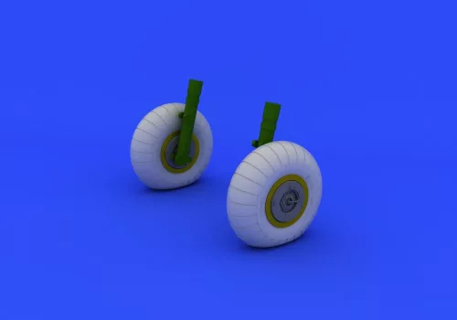Eduard Accessories JU 88A wheels early for ICM - kerékkészlet
