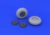 Eduard Accessories JU 88A wheels early for ICM - kerékkészlet