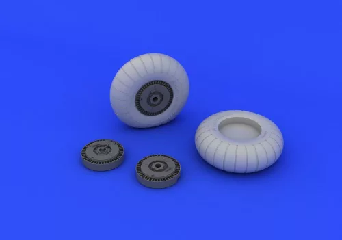 Eduard Accessories JU 88A wheels early for ICM - kerékkészlet