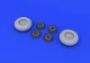 Eduard Accessories JU 88A wheels early for ICM - kerékkészlet