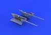 Eduard Accessories Bf 109 cannon pods for Eduard - Bf 109 gépágyúkonténerek – külső függesztmény