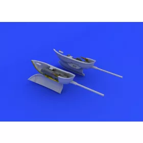   Eduard Accessories Bf 109 cannon pods for Eduard - Bf 109 gépágyúkonténerek – külső függesztmény