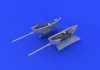 Eduard Accessories Bf 109 cannon pods for Eduard - Bf 109 gépágyúkonténerek – külső függesztmény