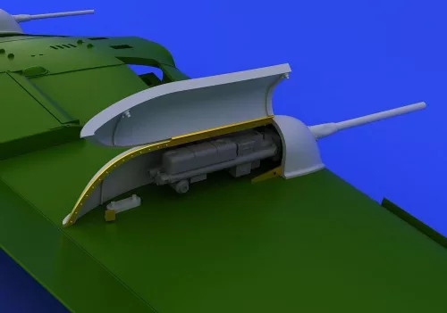 Eduard Accessories Bf 109 cannon pods for Eduard - Bf 109 gépágyúkonténerek – külső függesztmény
