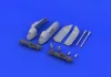 Eduard Accessories Bf 109 cannon pods for Eduard - Bf 109 gépágyúkonténerek – külső függesztmény