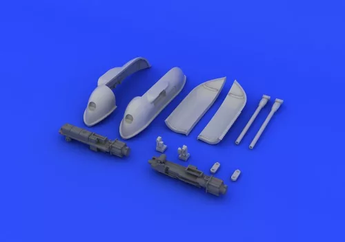 Eduard Accessories Bf 109 cannon pods for Eduard - Bf 109 gépágyúkonténerek – külső függesztmény