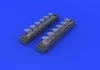 Eduard Accessories Bf 109G exhaust stacks for Eduard - kipufogócsonkok