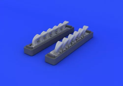 Eduard Accessories Bf 109G exhaust stacks for Eduard - kipufogócsonkok