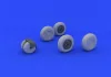 Eduard Accessories MiG-31 wheels for AMK - kerékkészlet