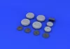 Eduard Accessories MiG-31 wheels for AMK - kerékkészlet