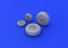 Eduard Accessories F-4J wheels for Academy - kerékkészlet