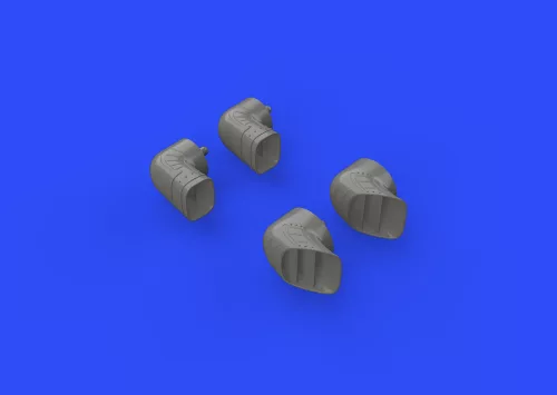 Eduard Accessories Harrier GR Mk.7/9 exhaust nozzles for Eduard/Hasegawa - hajtómű-fúvócsövek
