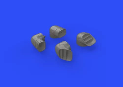 Eduard Accessories Harrier GR Mk.7/9 exhaust nozzles for Eduard/Hasegawa - hajtómű-fúvócsövek