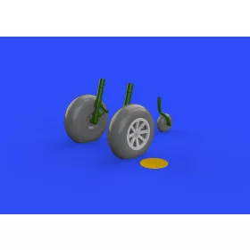 Eduard Accessories P-40B wheels for Airfix - kerékkészlet