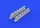Eduard Accessories P-40B exhaust stacks for Airfix - kipufogócsonkok