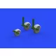 Eduard Accessories Meteor F.8 wheels for Airfix - kerékkészlet