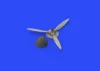 Eduard Accessories Bf 109F propeller EARLY for Eduard - Bf 109F légcsavar korai