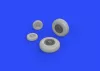 Eduard Accessories F-14A wheels for Tamiya - kerékkészlet