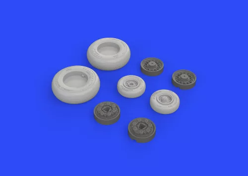 Eduard Accessories F-14A wheels for Tamiya - kerékkészlet