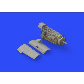   Eduard Accessories Bf 109F engine & fuselage guns f.Eduard - motor- és törzsfegyverzet-részletező készlet