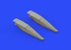 Eduard Accessories Crusader air intakes for Hasegawa - Crusader légbeömlők – részletező készlet