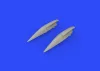 Eduard Accessories Crusader air intakes for Hasegawa - Crusader légbeömlők – részletező készlet