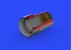 Eduard Accessories Crusader exhaust nozzle for Hasegawa - hajtómű-fúvócső
