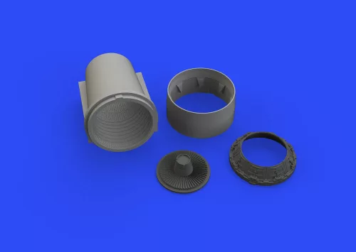 Eduard Accessories Crusader exhaust nozzle for Hasegawa - hajtómű-fúvócső
