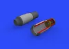 Eduard Accessories F-14A exhaust nozzles for Tamiya - hajtómű-fúvócsövek