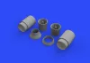 Eduard Accessories F-14A exhaust nozzles for Tamiya - hajtómű-fúvócsövek