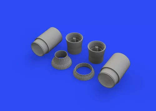 Eduard Accessories F-14A exhaust nozzles for Tamiya - hajtómű-fúvócsövek