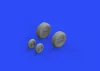 Eduard Accessories F-4J wheels for Zoukei Mura - kerékkészlet