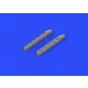 Eduard Accessories Ki-61-Id exhaust stacks for Tamiya - kipufogócsonkok