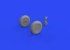 Eduard Accessories Ki-61-Id wheels for Tamiya - kerékkészlet