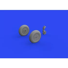   Eduard Accessories Ki-61-Id wheels for Tamiya - kerékkészlet