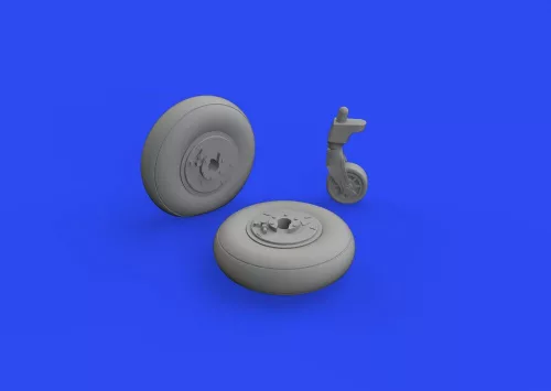 Eduard Accessories Ki-61-Id wheels for Tamiya - kerékkészlet