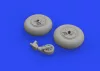 Eduard Accessories Ki-61-Id wheels for Tamiya - kerékkészlet