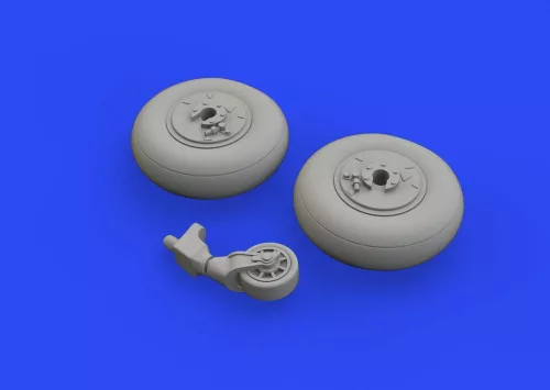 Eduard Accessories Ki-61-Id wheels for Tamiya - kerékkészlet